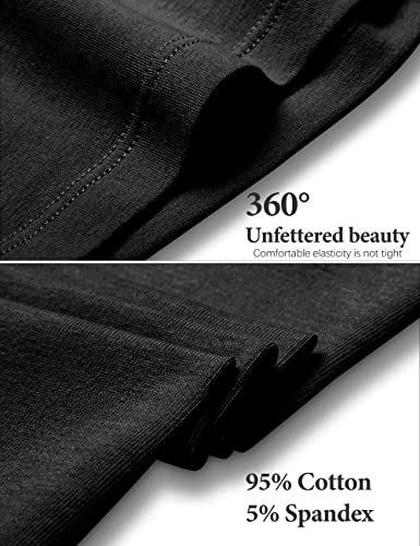 Pokarla 4 Pack Women's Cotton Underwear Boxer Shorts Anti Chafing Bike Shorts Boyshorts Panties Regular & Plus Size(Xx-Large) #TOP3