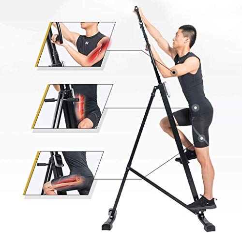 Image of Vertical Mountaineer Stepper Vertical Climber Fitness Folding Exercise Climbing Machine Folding, Max Load 300KG, Height