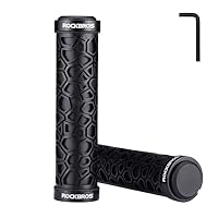 Pack De 4 Puños Ergonómicos Antideslizantes Para Bicicleta – Con Doble Abrazadera De Aluminio, Amortiguadores Para MTB, BMX, Bici Eléctrica Y Scooter (22 Mm)