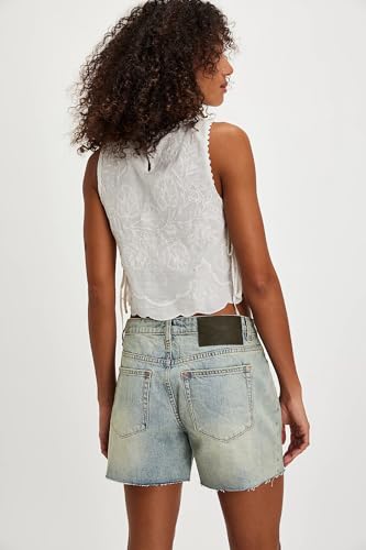 UAURORAO Women Tie Up Tank Top Floral Embroidered Cropped Vest Flower Embroidery Backless Babydoll Going Out Camisole3