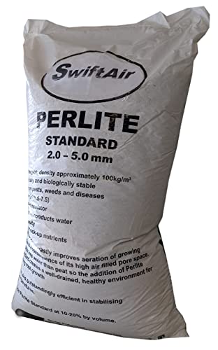 Swiftair Perlite 100L Bag for Horticultural and Organic Gardening 2-5mm Perlite