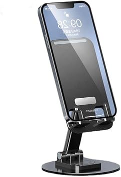 Apera BN69 Desktop Phone Holder Aluminum Base with Rotary Design Riser