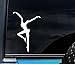 WSQ Fire Dancer Vinyl Premium Quality White for Car Bumper Truck Van SUV Window Wall Boat Cup Tumblers Laptop or Any Smooth Surface Size 7 Inches