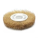 Messing-Kupfer-Polierbürsten, wesentliche Werkzeuge für effizientes Schleifen, Reinigen und Metallveredelung (125 mm x 16 mm)