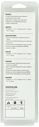 Greenlee 0153-03C Mini-Precision Screwdriver Set, 4 Piece
