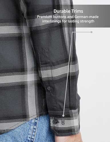 Image of Symbol Premium Men Stylish Checkered Casual Shirt - Regular Fit | Full Sleeve | Pure Cotton | Smart Casual Wear (Available in Plus Size)