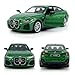1:34 Scale 2022 EV i4 M50 Model Toy Car Metal Diecast Toy Vehicle, Doors Open, Light Sound, Pull Back, Toys for Boys Kids Gifts, Men Collection, Home Office Décor, Green