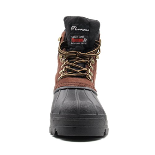 Men's Water Resistance Snow and Hiking Heavy Duty Laced-up Winter Duck Boots3