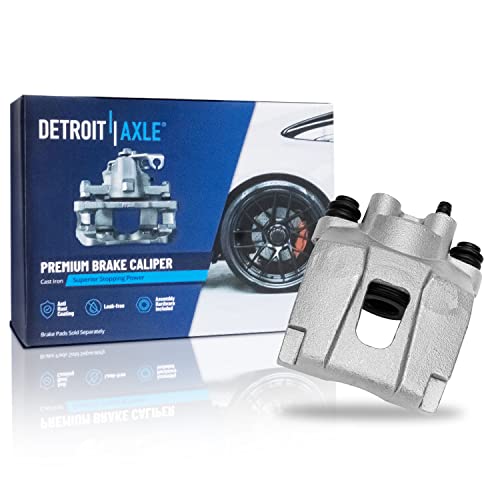 Image of Detroit Axle - REAR Brake Kit for 2002-10 Ford Explorer Mercury Mountaineer 07-10 Explorer Sport Trac Disc Brake Rotors 2007 2008 2009 2010 Replacement Brake Caliper : 11.85 inch inch Rotor