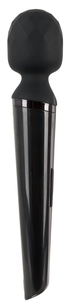 You2Toys Power Wand - vibrierender Massagestab für Frauen und Männer, 24 Vibrationsmodi, mit flexiblem Kugelkopf, kabellos, sehr groß, schwarz