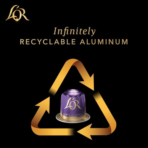 L'OR Espresso Capsules, 50 Count Variety Pack, Single-Serve Aluminum Coffee Capsules Compatible with the L'OR BARISTA System & *Nespresso Original Machines