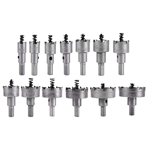 Juego de 13 brocas de sierra de carburo de tungsteno 16-53mm miniatura 1
