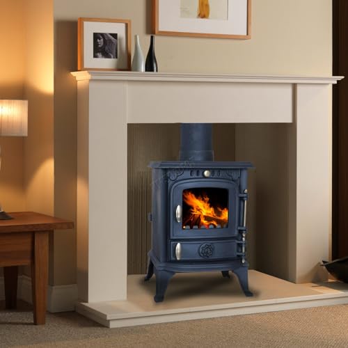 HEATSURE Cast Iron Woodburning Multifuel Stove, 4.5KW