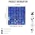 Tenedos HTC Cobalt Blue Glass Mosaic Tiles – Iridescent Glossy Finish Wall Tile for Kitchen Backsplash, Bathroom Shower, Pool and Spa Accent Features (1 Sheet)