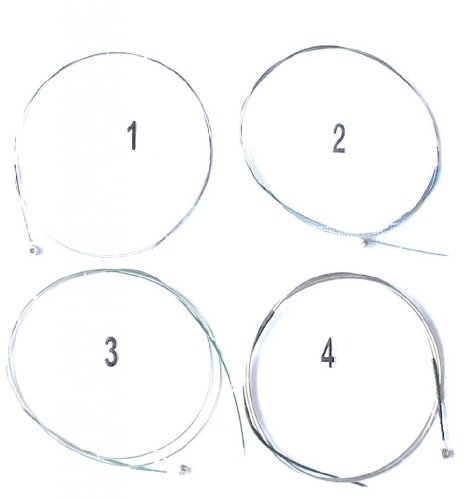Generic Violin Strings Set Ball End Carbon Steel Nickel Alloy Wound Ball 1/2