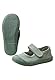 Sterntaler Halbschuh Uni - Mädchen Baby und Kleinkind Schuhe aus Baumwolle - modischer Halbschuh mit Klettverschluss - Kinder Sommerschuh mit Rutschfester Sohle, steingrün, Größe 23