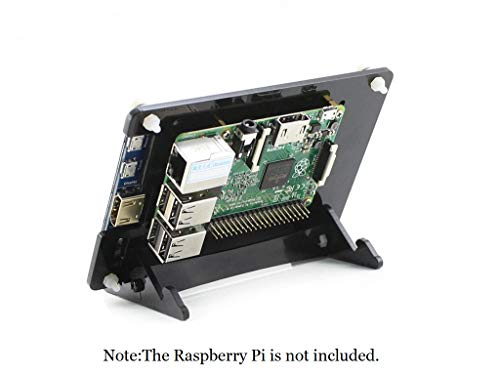 IBest 5 Inch HDMI LCD B 800x480 Resistive Touchscreen TFT Display HDMI Module with Bicolor Case for Raspberry Pi 4 3 Model B+/B/A+/A, Beaglebone Black Support Windows 10/8.1/8/7