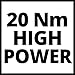 Einhell Destornillador inalámbrico a batería - TC-CD 12 Li .12V, 1.3Ah, 20Nm....
