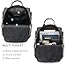 MKP Women Fashion Backpack Purse PU Leather Convertible Medium Ladies Rucksack Travel Shoulder Bags Handbag and Purse 2Pcs