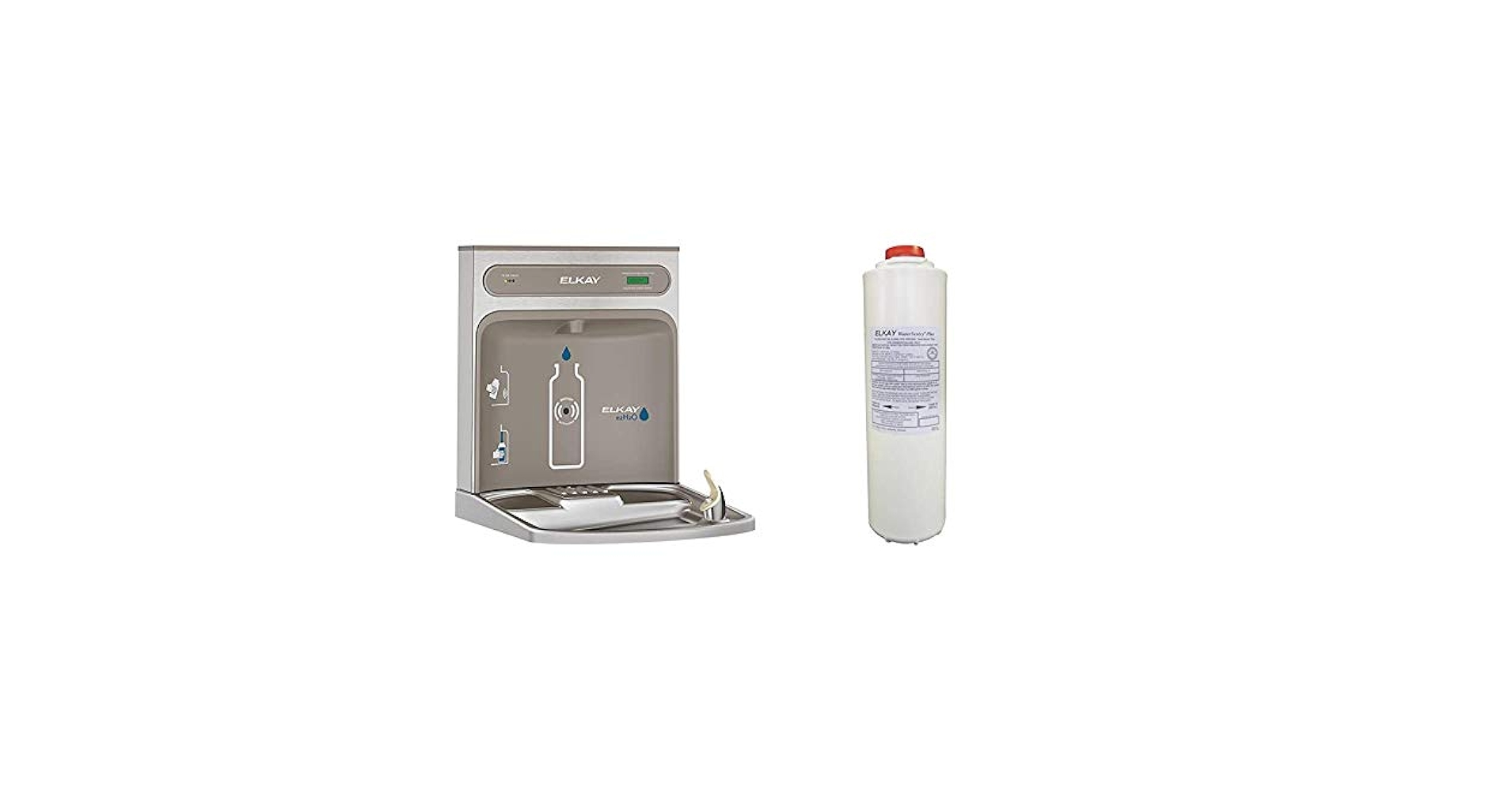 HARRY Bottle Up and Go & GATEWAY 2枚セット Elkay LZWS-EDFP217K EZH2O Bottle Filling Station with Soft