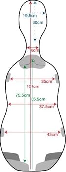 Amazon | Eastman イーストマン/スタンダードPlus チェロケース Silver