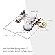 GOOFIT Hydraulisch Hauptbremszylinder Bremse Pumpe Ersatz für 90cc 110cc 125cc 150cc 200cc 250cc Go Kart Buggy Sunl BMS Kandi Roketa