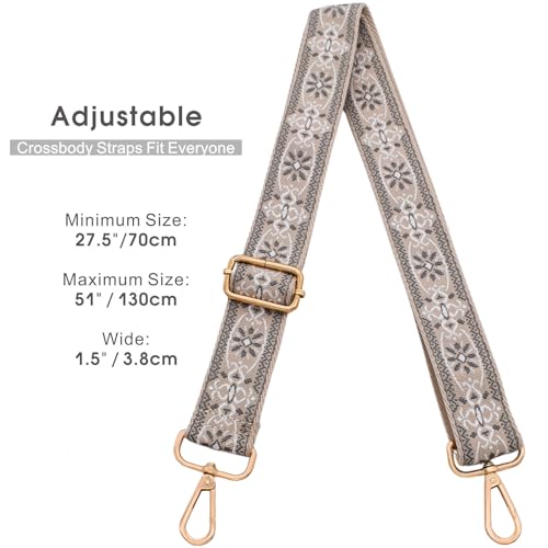 Image of Replacement Purse Strap Shoulder Strap Adjustable Crossbody Strap for Women Crossbody Wide Shoulder Bag