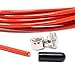 Skipping Rope Spare Replacement Cable for Crosstraining, Fitness and Boxing by VELITES | Red PVC, steel 2.5 mm diameter | For Beginners | Compatible with other brands.