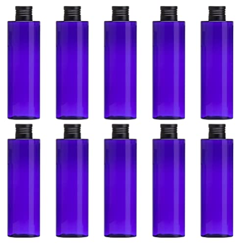 Frcolor 10個 小分けボトル トラベルボトル 200ml 空びん 遮光瓶 漏れ防止 多機能 シャンプー クリーム 化粧品 コスメ用 詰め替え容器 携帯便利 出張 旅行用品