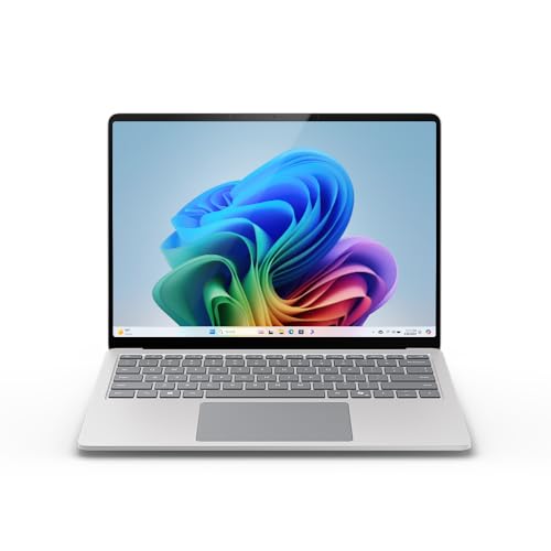 NEW Microsoft Surface Laptop (7th Edition) - Windows 11 Home Copilot + PC - 15” LCD PixelSense Touchscreen - Qualcomm Snapdragon X Elite (12 Core) - 16GB RAM - 256GB SSD - Platinum - ZHG-00023