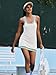 Nirovien Tennis Dresses for Women with Shorts Underneath Sleeveless Workout Dress Gym Active Athletic Dress(Cream White,M)