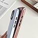 Skyseaco for iPhone 14 Pro Max Case with Magsafe Cute Striped Phone Case, Shockproof Slim Soft TPU and Hard PC Double Layer Protective Cover for Women, Brown