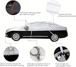 Hail Protector Car Cover for Sedan/SUV, 2025 Upgraded 5 Storeys Thicken Hail Blankets for Car Snowproof, Waterproof, Windproof & Sun UV Protection, Includes Anti-Theft Hooks (for SUV)