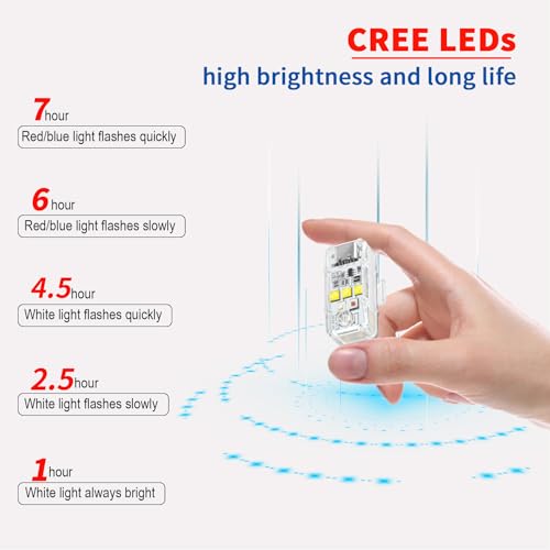 Led drohne beleuchtung licht für DJI Flip,Neo,Mini 4K/2/4/3 Pro/SE,Air 3S/3/2/2S,Mavic 3/2,Spark,FPV,Avata,EVO,Drone Strobe Light,Night Flying Anti Collision Flash blinklicht Accessories(2 Stück)