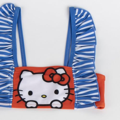 Bikini Hello Kitty para niñas bañador de dos piezas ajustable de playa 3