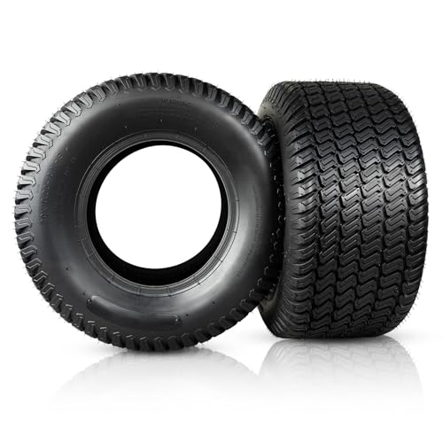 PROPARTS 2Pcs 20x10-10 Lawn Mower Tires, 4PR 20x10-10 Tires for Garden & Tractor, 1160lbs Capacity, Fits Grass Mud Hilly Terrain