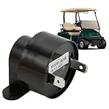 Cart Forward Reverse Buzzer, 12V‑48V Club Car Beeper Heatproof Replacement 1992 1016851/1015570/1012305/1015571/1016859 (Black)