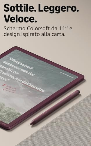 Amazon Kindle Scribe Colorsoft 64 GB (ultimo modello) — Schermo a colori da 11’’, effetto…