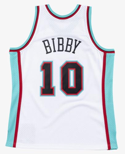 Mike Bibby Vancouver Grizzlies 2000/01 Hardwood Classics Mens Swingman Jersey (US, Alpha, X-Large, Regular, Regular, White)