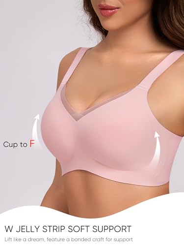 Image of Gailife Crossover Bras for Women No Underwire Wireless Bralettes Seamless Supportive T Shirt Everyday Bras