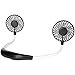 Produktbild ONVAYA® Nackenventilator schwarz und weiß | Tragbarer Mini Ventilator zum Umhängen für unterwegs | USB Ventilator