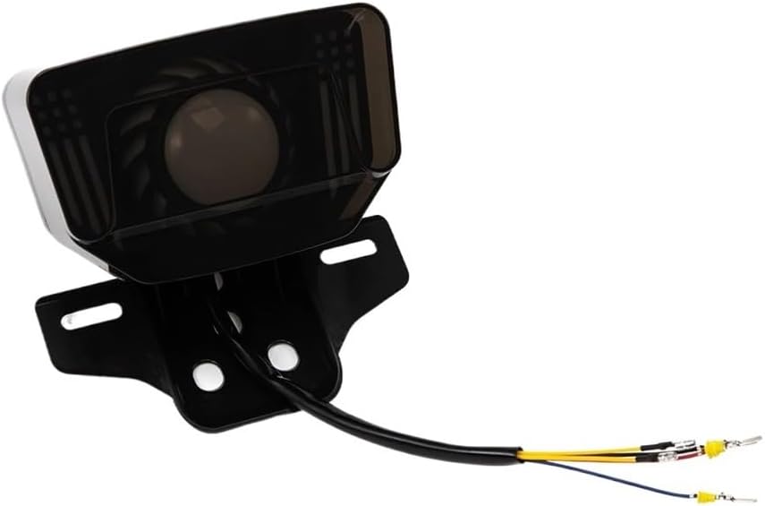 リアブレーキライトバイク オートバイ統合LEDエンジェルアイテールライトブレーキライトストップターンシグナル方向ウィンカーTMX12