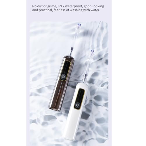 Image of AUSHA Smart Oscillating Electric Toothbrush with Interactive Display, 4 Brushing Modes, 60-Day Battery, Type-C Fast Charging, DuPont Soft Bristles, IPX7 Waterproof, 3 Brush Heads