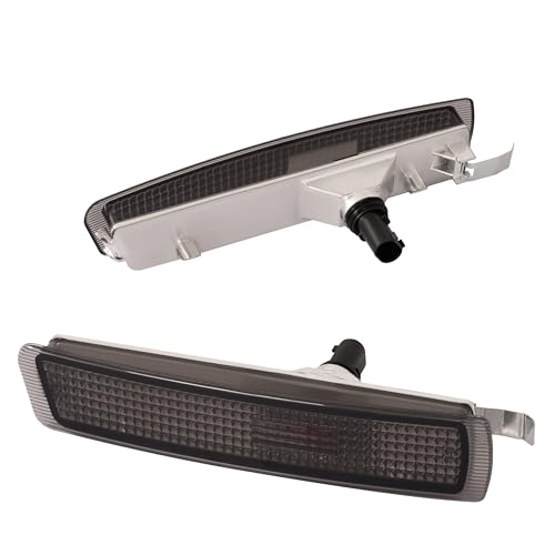 ALMULOO Front Bumper Light+Side Marker Lamp Compatible with 1996-2002 BMW E37 Z3 Roadster/M Coupe/M Roadster w/Bulbs Halogen Smoke Lens Replacement for 63148400409 63148400410 by ALMULOO - Used condition - Image 9