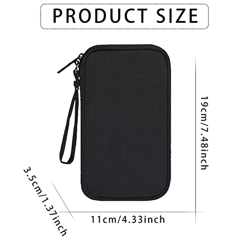 NEUSID Universal Kabeltasche Klein Wasserdicht Kabel Organizer Tasche Elektronik Reise Zubehör Tasche Tech Pouch Cable Organizer Bag für USB Powerbank SD Karte Ladekabel