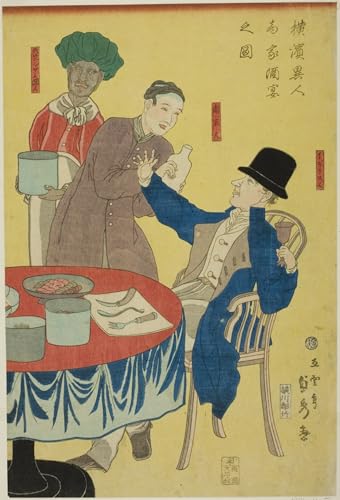 Pintura al óleo SERENDIPITP de alta fidelidad artística con arte tradicional japonés