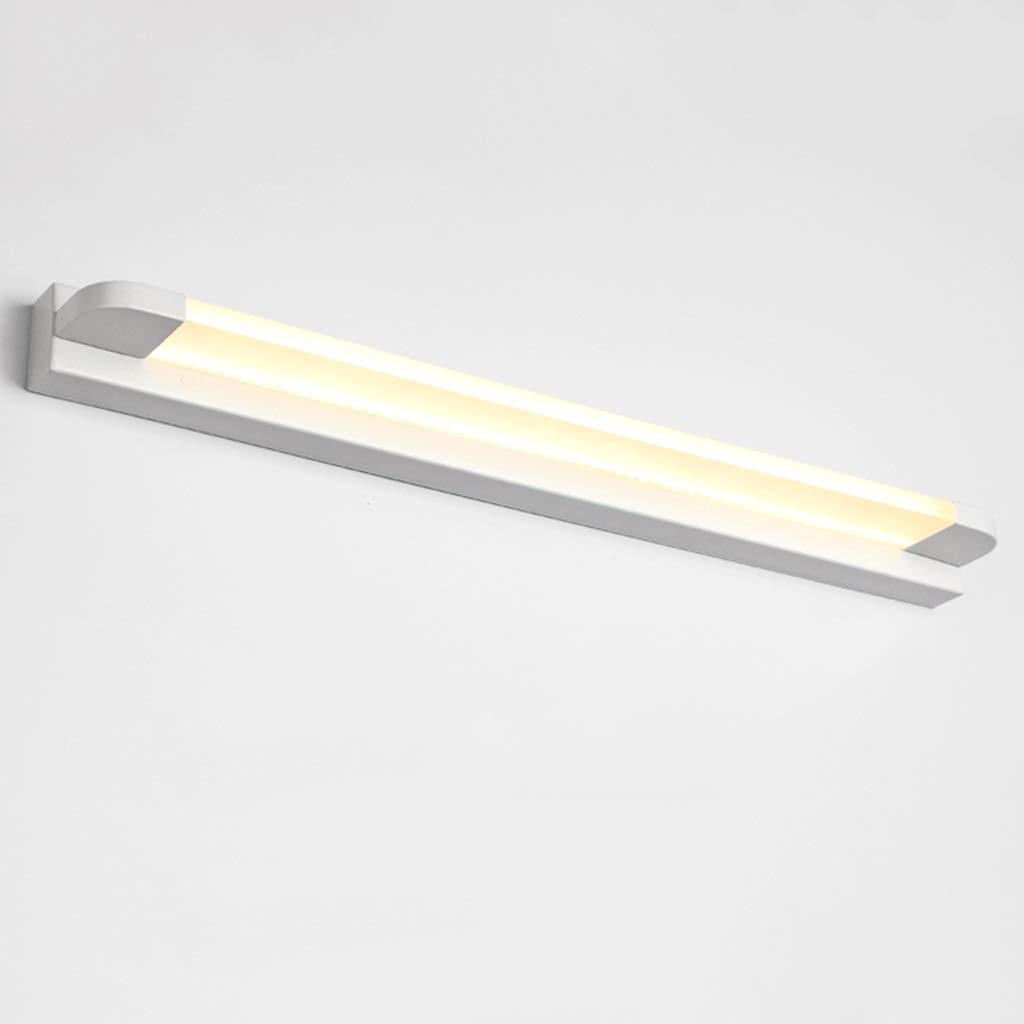Lámparas de Espejo de Baño Lámpara Delantera Material Frosted Hierro Forjado Cuerpo de Hierro Led Fuente de Luz de Luz de Luz Luz Caliente Y Luz Blanca Iluminación de Pared