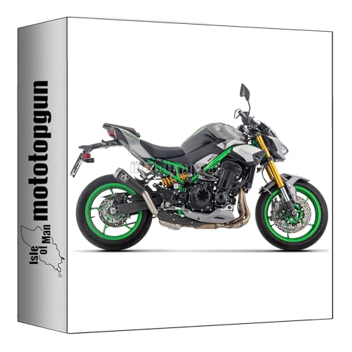 arrow full system exhaust r pro-race black nichrom compatible with kawasaki z900 z-900 2025 mototopgun 71986prn + 71799mi