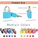5Pack Suitcase Locks with Keys, 23mm Small Luggage Padlocks Multicolor, Solid Brass Mini Padlocks for Suitcase, Luggage, Travel Bag, Backpack Zipper, Jewelry Box, Diary Books, Drawer, Toolbox