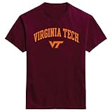 Barnesmith Virginia Polytechnic Institute and State University VT Turkey Short-Sleeve T-Shirt, Spirit, Maroon, Medium